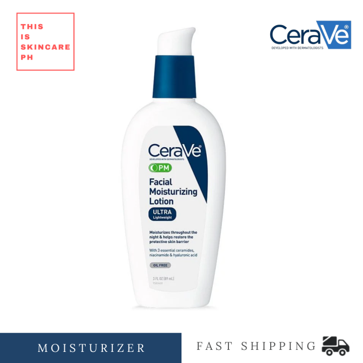 CeraVe PM Facial Moisturizing Lotion Ultra Lightweight