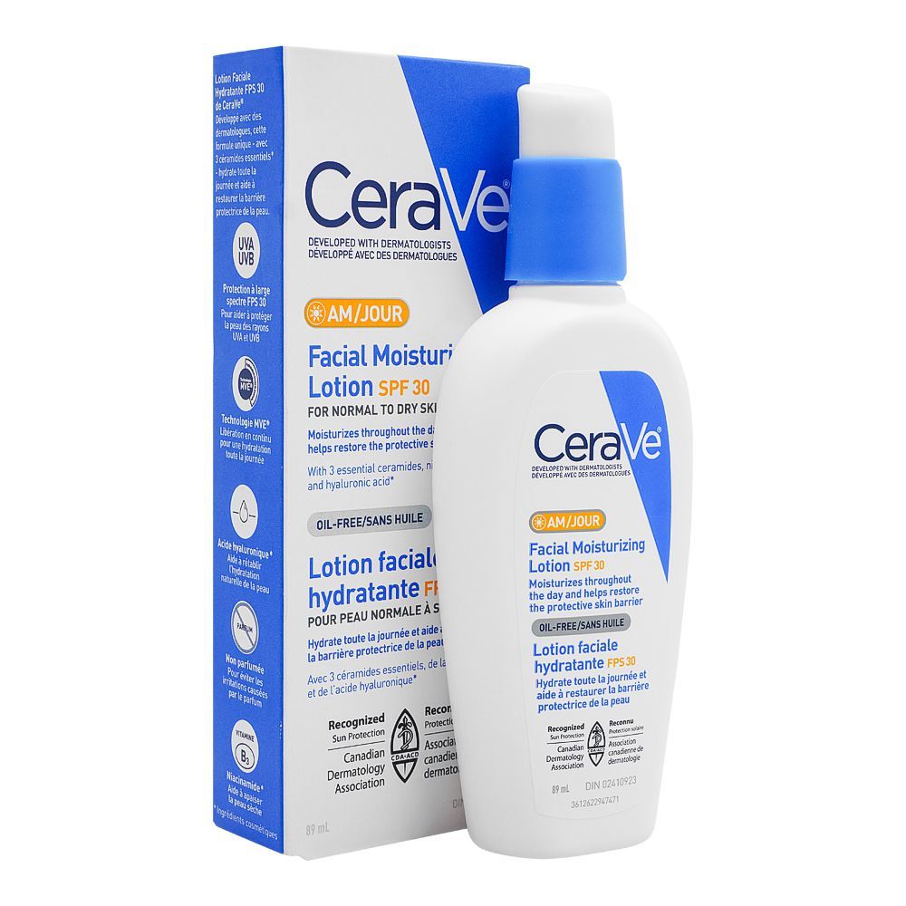 CeraVe AM Facial Moisturizing Lotion with Sunscreen - SPF 30