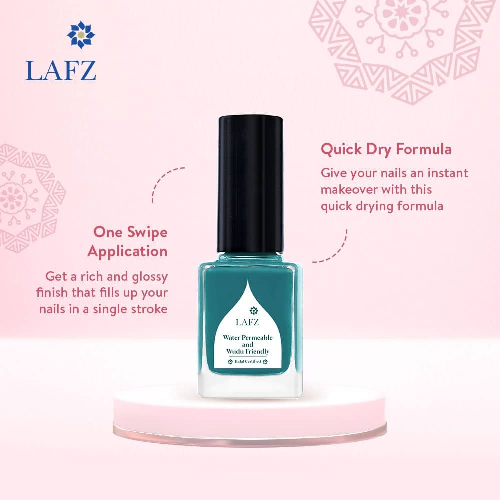 Halal Breathable Nail Polish/520 Tropical Teal