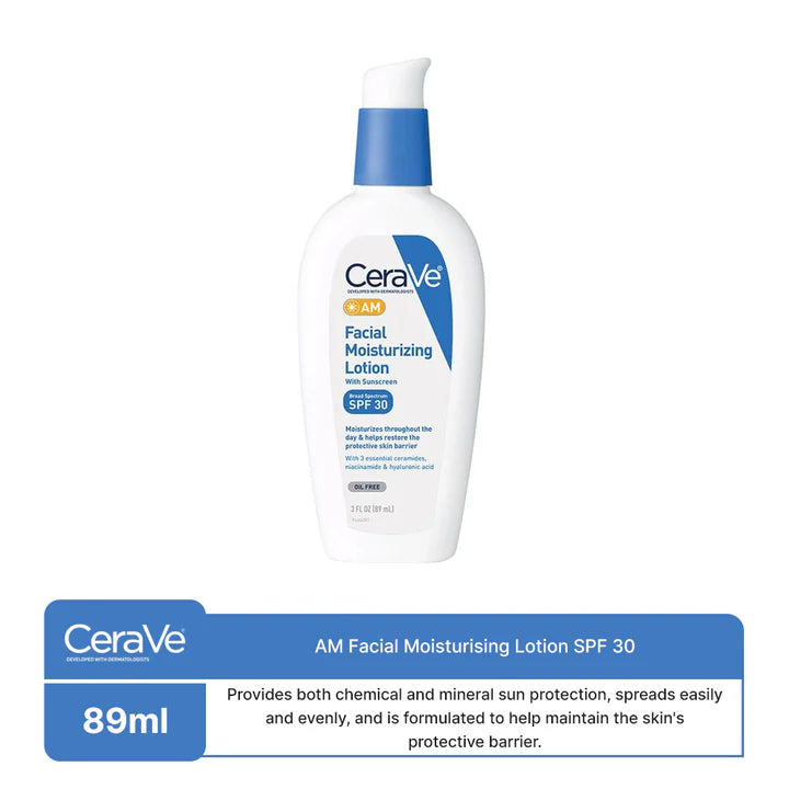 CeraVe AM Facial Moisturizing Lotion with Sunscreen - SPF 30