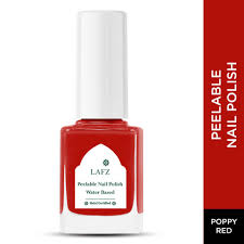 Halal Peelable Nail Polish /301 Poppy Red
